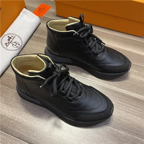 Hermes 2021 Men's Leather Sneakers - 에르메스 2021… - 1