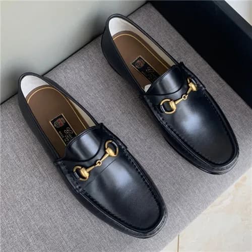 Gucci 2021 Men's Leather Loafer - 구찌 2021 남성용 … - 1