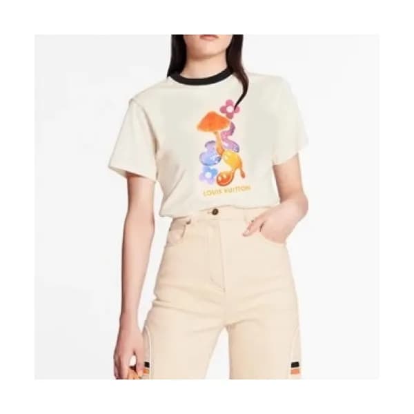 Louis vuitton 2021 Mm/Wm Logo Short Sleeved Tshirt… - 1