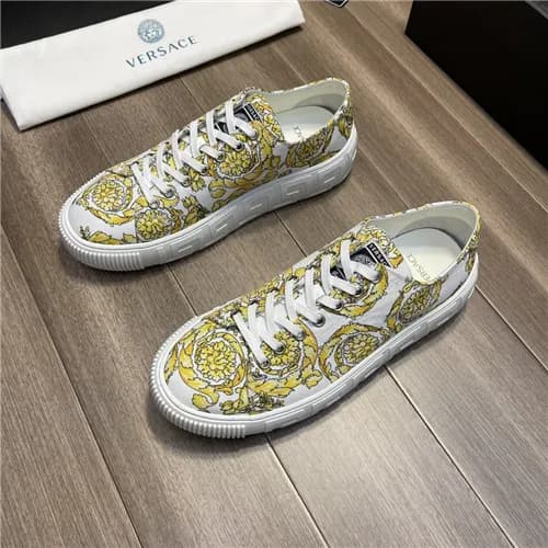 Versace 2021 Men's Canvas Sneakers,VERS0571 - … - 1