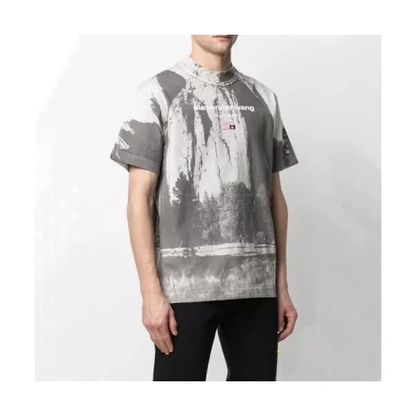 Alexsander Wang Mm/Wm Logo Short Sleeved Tshirts … - 1