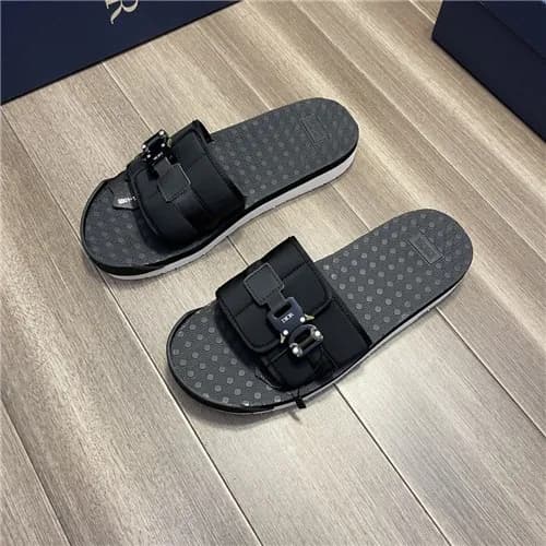 Dior 2021 Men's Canvas Slipper,DIOS0386 - 디올 2… - 1