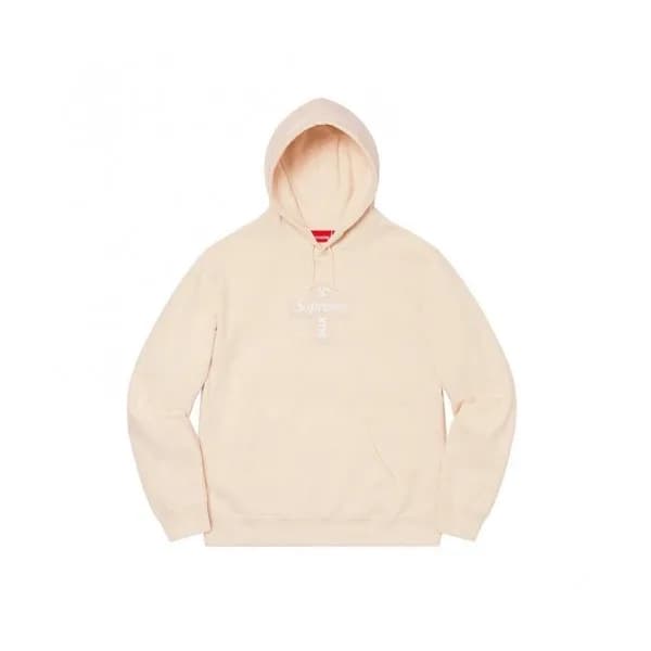 Supreme Mm/Wm Logo Cotton Hoodie Beige - 슈프림 2021… - 1