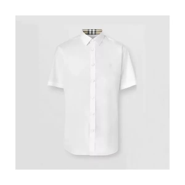 [유니크]Burberry Mens Vintage Basic Short-sleeved Ts… - 1