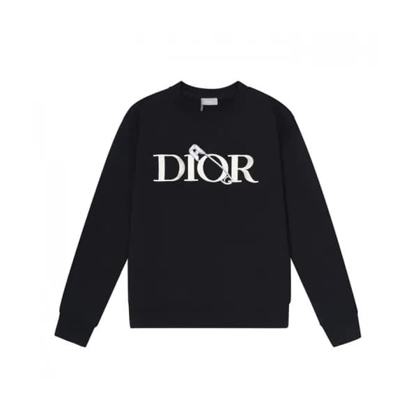 Dior Mm/Wm Logo Casual Cotton Tshirts Black - 디올 … - 1