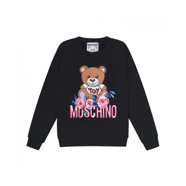 Moschino Mm/Wm Crew-neck Cotton Tshirts Black - 모… - 1