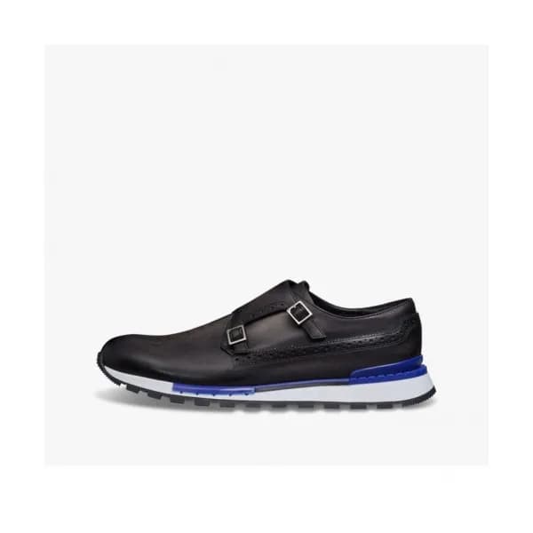 벨루티 남성 레더 몽크 스트랩 Size(245 - 270) 블랙 - Berluti Me… - 1
