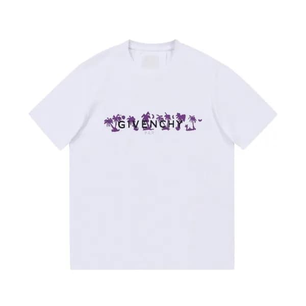 지방시 남성 크루넥 화이트 반팔티 - Mens White Tshirts - giv0697x - 1