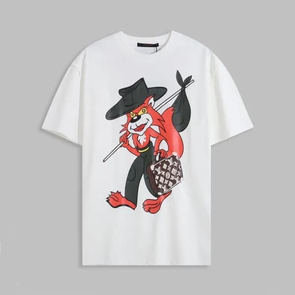 루이비통 남성 화이트 크루넥 반팔티 - Mens White Tshirts - lou0498… - 1