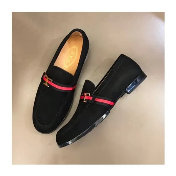 토즈 남성 블랙 스트랩 로퍼 - Mens Black Loafer - toz0288x - 1