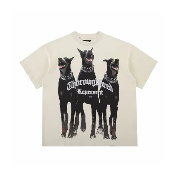 리프리젠트 남성 아이보리 크루넥 반팔티 - Mens Ivory Tshirts - rep00… - 1