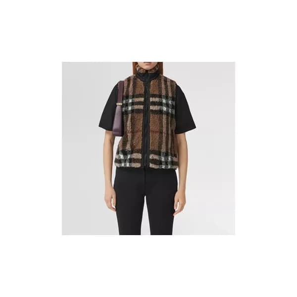 버버리 여성 카멜 베스트 - Burberry Womens Camel Best - bur45… - 1