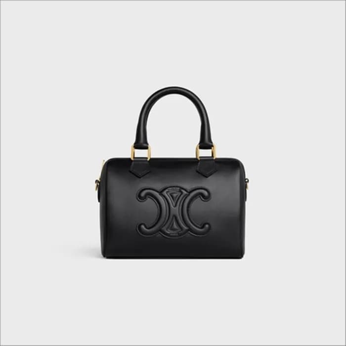 셀린느 여성 퀴르 트리옹프 보스턴 - Celine Womens Black Tote Bag … - 1
