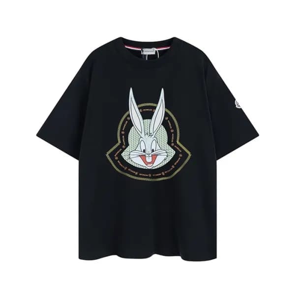 몽클레어 남성 블랙 크루넥 반팔티 - Moncler Mens Black Tshirts - … - 1