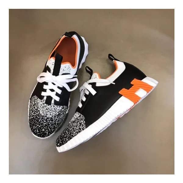 에르메스 남성 블랙 스니커즈 - Hermes Mens Black Sneakers - he1… - 1