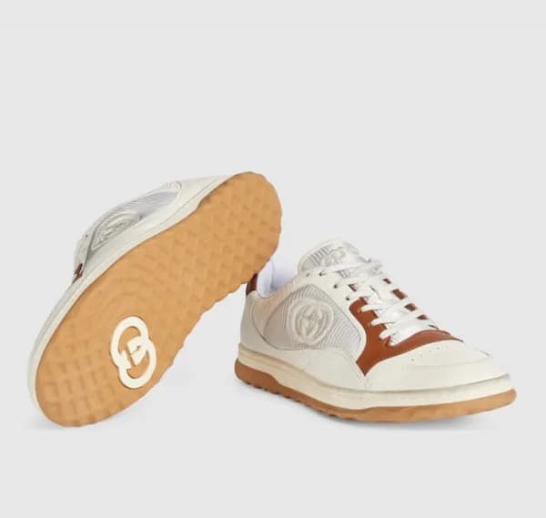 구찌 남/녀 카멜 스니커즈 - Gucci Unisex Camel Sneakers- gu60… - 1