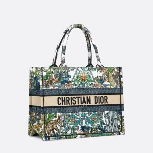 디올 여성 그린 북토트 - Dior Womens Green Book Tote - di523… - 1
