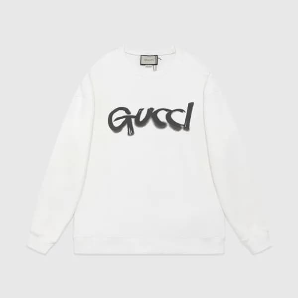 구찌 남성 베이직 화이트 맨투맨 - Gucci Mens White Tshirts - Gu8… - 1
