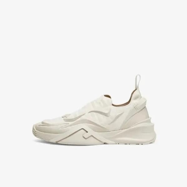 펜디 남성 이니셜 화이트 스니커즈 - Fendi Mens White Sneakers - f… - 1