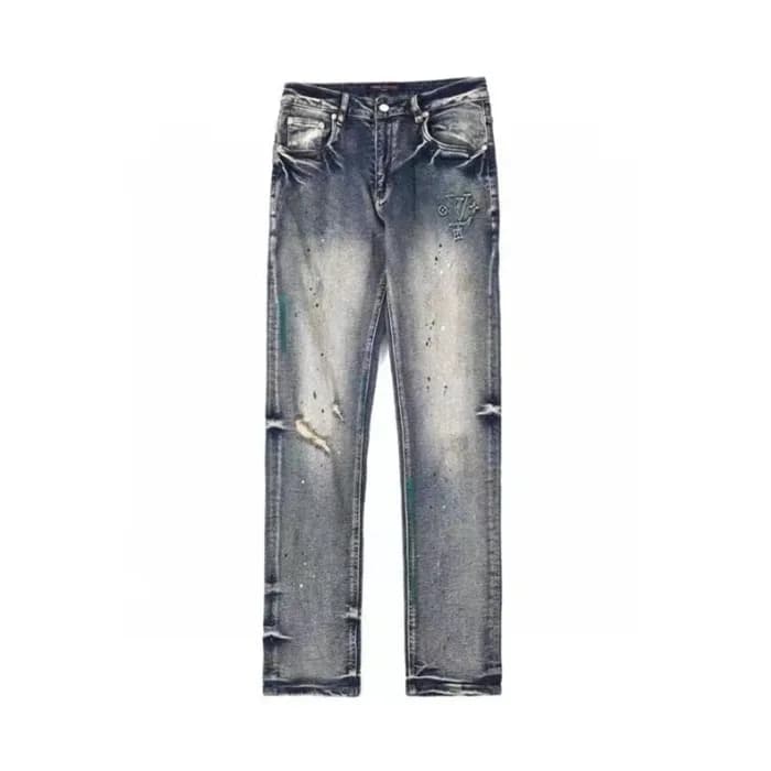 루이비통 남성 블루 청바지 - Louis vuitton Mens Blue Jeans - l… - 1