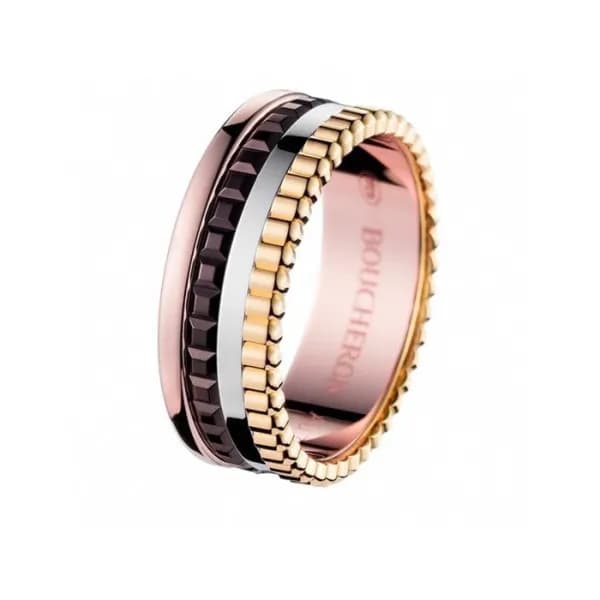 부쉐론 여성 로즈 골드 반지 - Boucheron Womens Rose-gold Ring … - 1