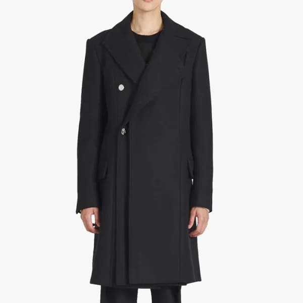 발망 남성 블랙 코트 - Balmain Mens Black Coats - bam236x - 1