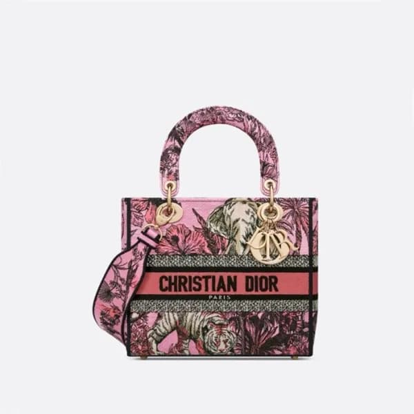 디올 여성 핑크 레이디 백 - Dior Womens Pink Lady Bag - dib52… - 1