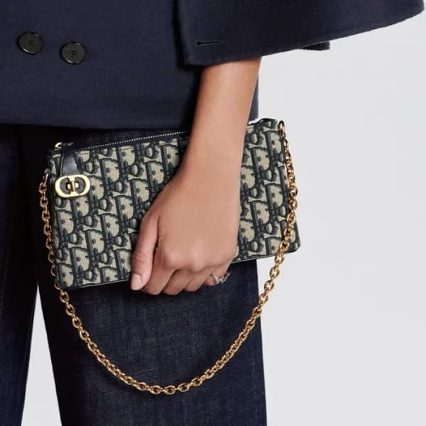 디올 여성 네이비 미스 백 - Dior Womens Navy Miss Bag - dib57… - 1