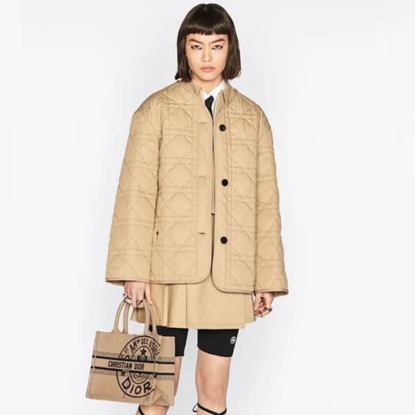 디올 여성 베이지 북토트 - Dior Womens Beige Book Tote - dib7… - 1