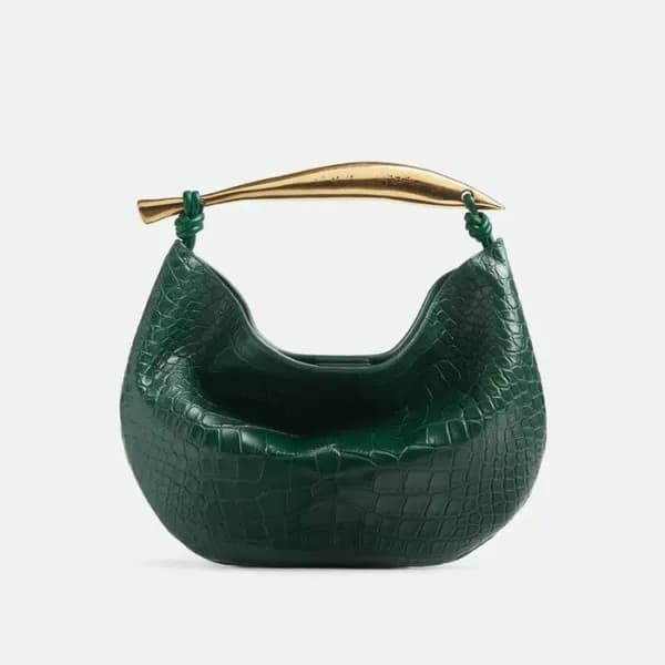 보테가 베네타 여성 그린 사딘 초크 - Bottega Veneta Womens Green … - 1