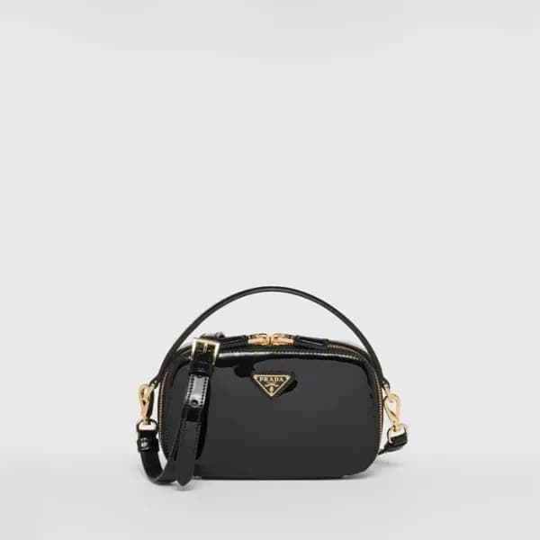 프라다 여성 미니 오데뜨 백 - Prada Womens Black Odette Bag - … - 1