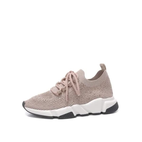 발렌시아가 남/녀 베이지 스니커즈 - Balenciaga Unisex Beige Sneak… - 1