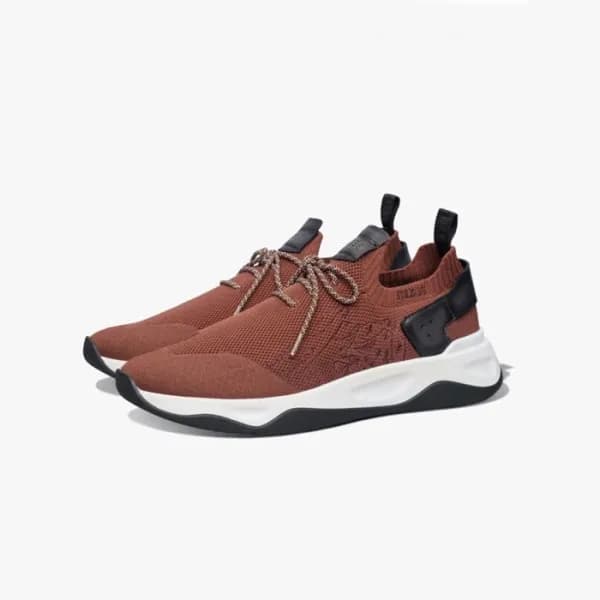 벨루티 남성 버건디 스니커즈 - Berluti Mens Shadow Sneakers - b… - 1