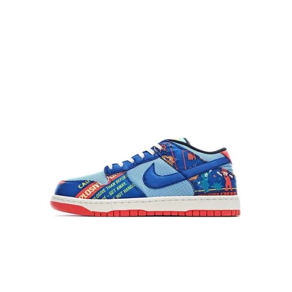 나이키 남/녀 블루 스니커즈 - Nike Dunk Low Unisex Sneakers - … - 1