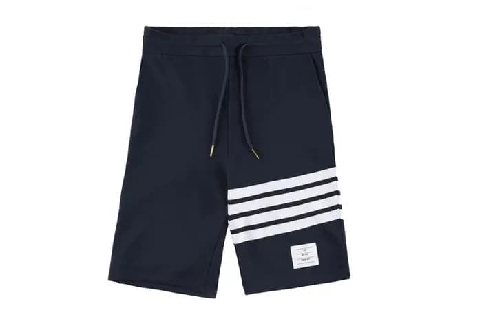 톰브라운 남성 네이비 반바지 - Thom Browne Mens Navy Half-pants… - 1