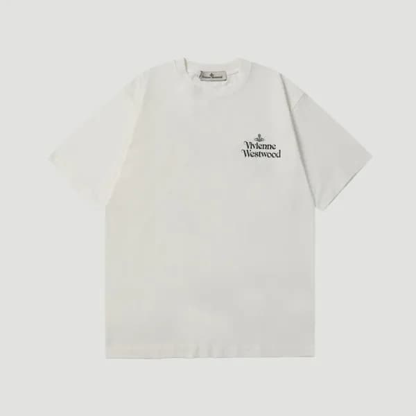 비비안웨스트우드 남/녀 반팔 티셔츠 - Vivienne Westwood Unisex Whi…
