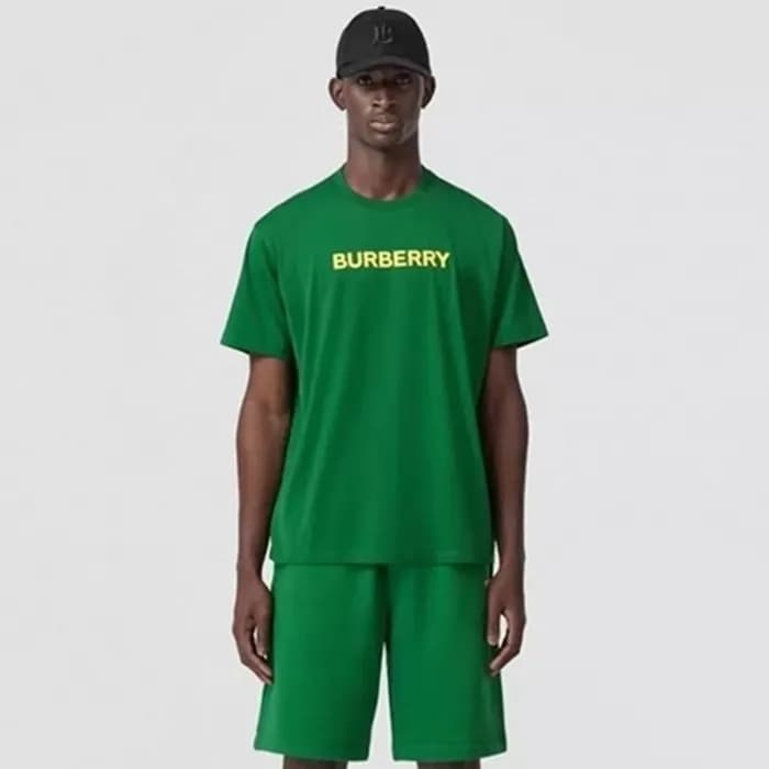 버버리 남성 그린 티셔츠 - Burberry Mens Green Tshirts - buc3… - 1