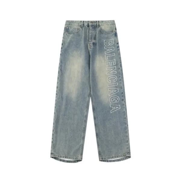 발렌시아가 남성 블루 청바지 - Balenciaga Mens Blue Jeans - bac… - 1