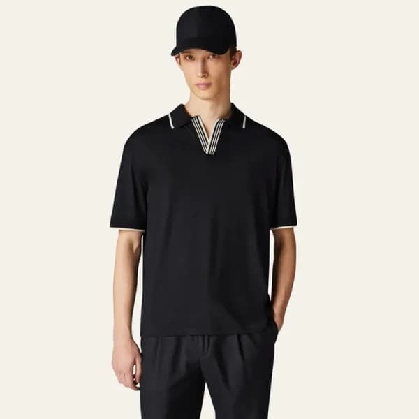 로로피아나 남성 폴로 반팔티 - Loro Piana Mens Polo Tshirts - l… - 1