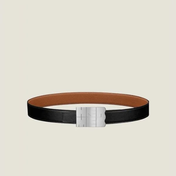 에르메스 남성 리버서블 벨트 - Hermes Mens Cuir De Ceinture Rev… - 1