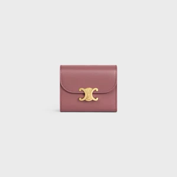 셀린느 여성 트리오페 반지갑 - Celine Womens Pink Wallet - cew2… - 1
