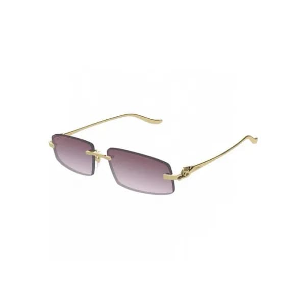 까르띠에 여성 프리미엄 메탈 프레임 선글라스 - Cartier Womens Premium … - 1