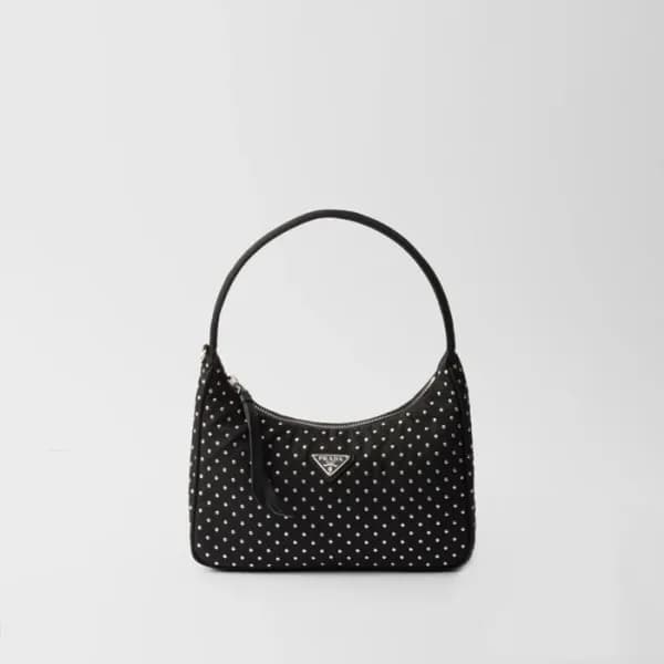 프라다 여성 리나일론 호보 백 - Prada Womens Re-Nylon Hobo Bag … - 1