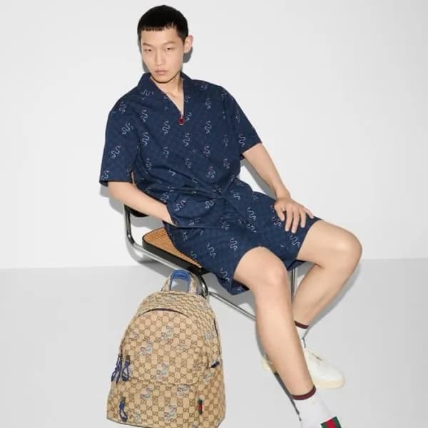 구찌 남성 오피디아 반팔 셔츠 - Gucci Mens Ophidia Shirts - guc… - 1
