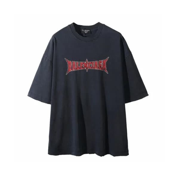 발렌시아가 남성 라운드 반팔 티셔츠 - Balenciaga Mens Round Tshirt… - 1