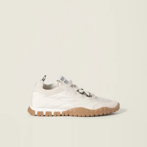 매장판 미우미우 여성 타이어 테크니컬 패브릭 스니커즈 - Miumiu Womens Tyre… - 1