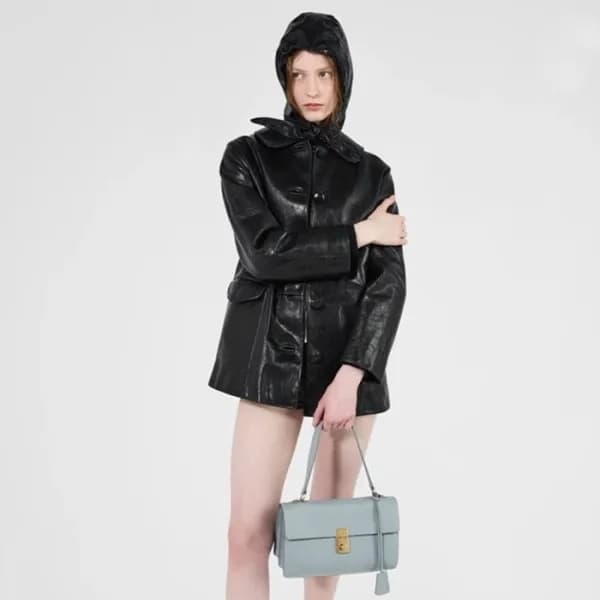 프라다 여성 프라다 소프트 사운드 미디엄 가죽 숄더백 1BN023 - Prada Women… - 1