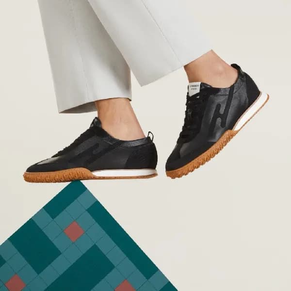 에르메스 남/녀 제트 스니커즈 - Hermes Unisex Jet Sneakers - he… - 1