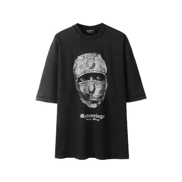 발렌시아가 남성 라운드 반팔 티셔츠 - Balenciaga Mens Round Tshirt… - 1