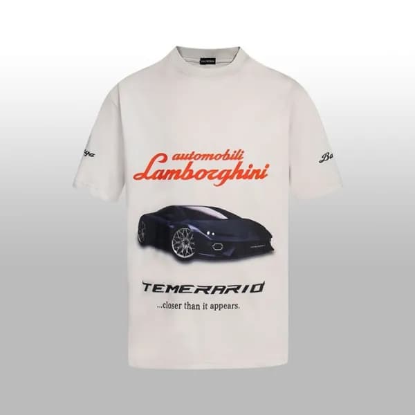 발렌시아가 남성 라운드 반팔 티셔츠 - Balenciaga Mens Round Tshirt… - 1